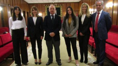 El Presidente del TSJCLM recibe a las juezas en prácticas en órganos judiciales de Castilla-La Mancha