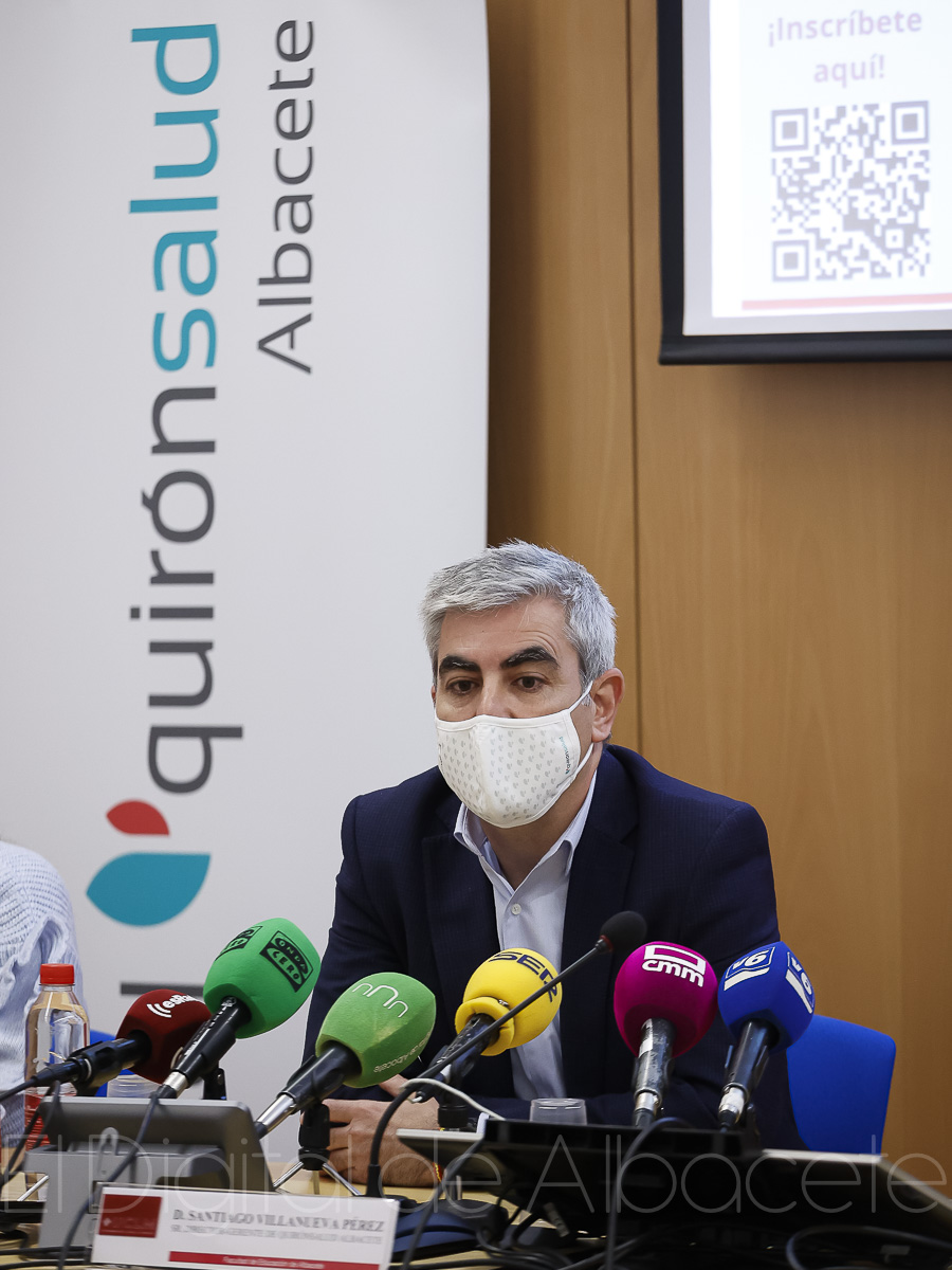 El director gerente de QuirónSalud Albacete, Santiago Villanueva