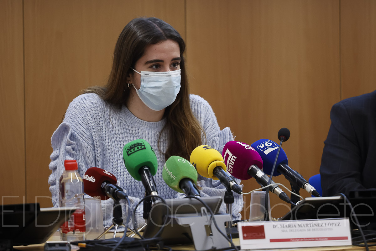 La delegada de Alumnos de la Facultad, María Martínez