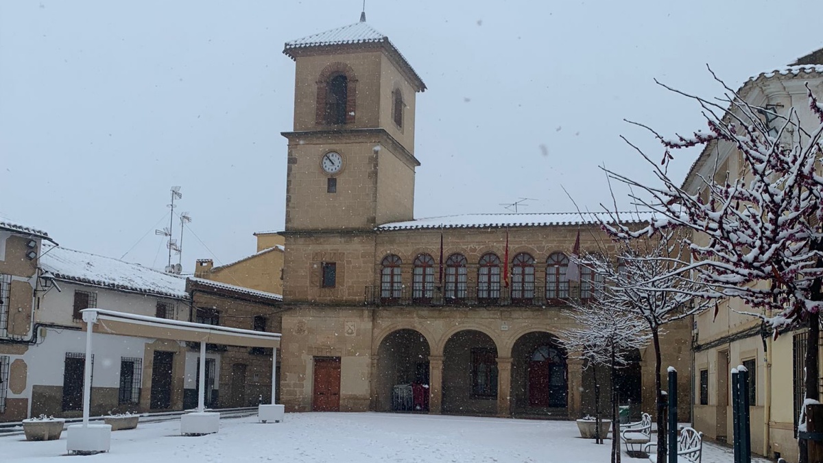 Nieve en peñas de San Pedro