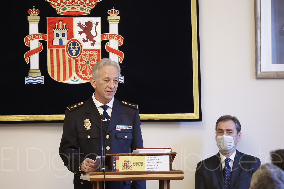 Antonio Bueno toma posesión como nuevo Comisario Jefe Provincial de la Policía Nacional en Albacete / FOTOS: Ángel Chacón