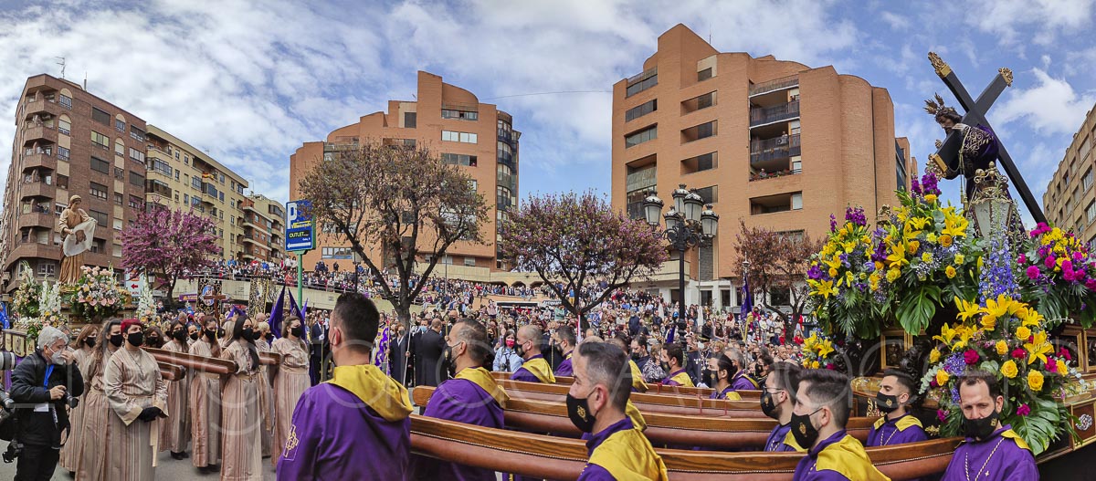Encuentro de Nuestro Padre Jesús Nazareno y La Verónica este Jueves Santo 2022