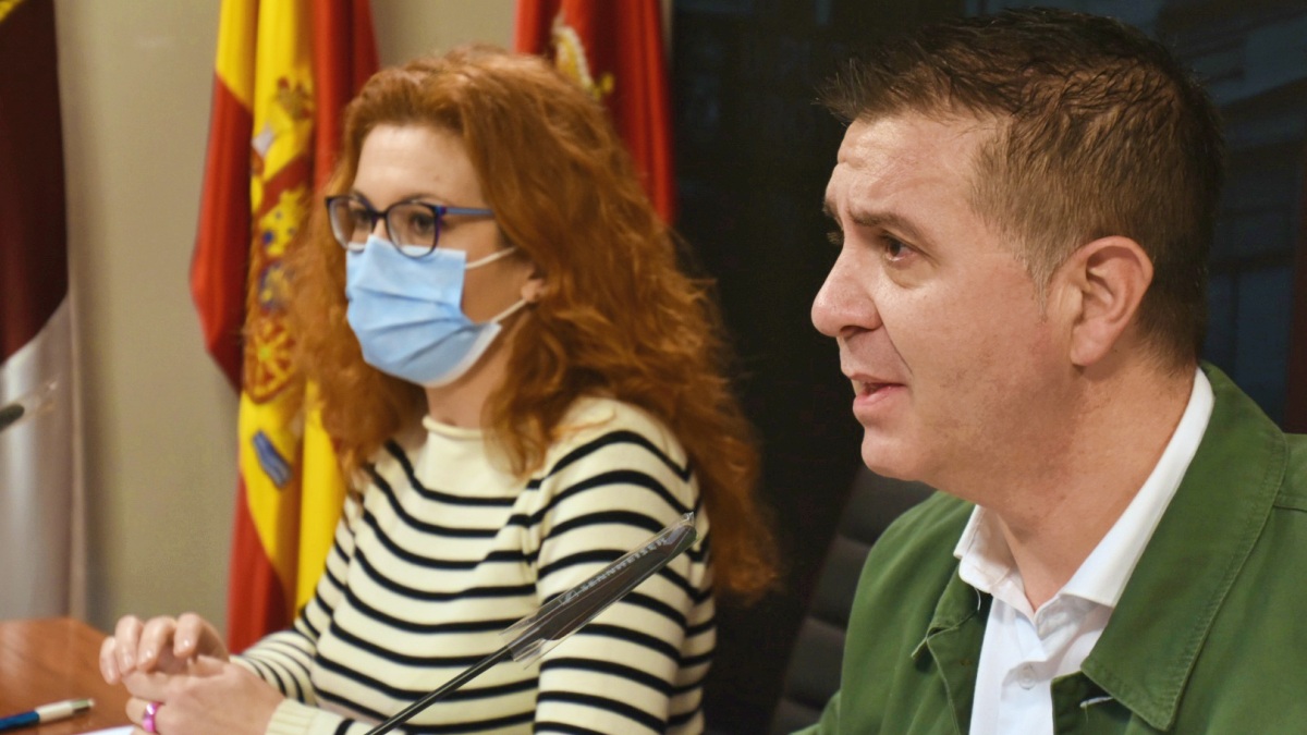 García y Cabañero en la Diputación de Albacete