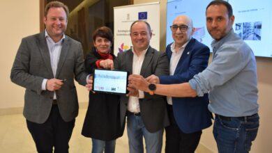 Un momento de la presentación de la nueva web del Ayuntamiento de Albacete