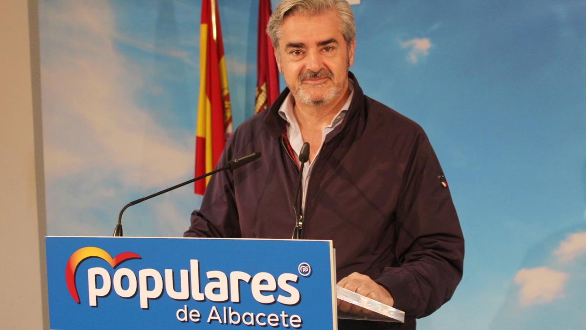 Rodríguez en la sede del PP de Albacete