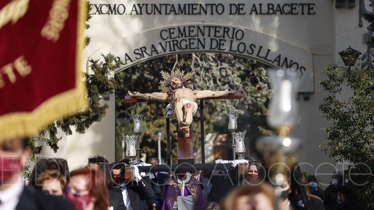 La procesión del Cristo de las Misericordias inauguraba la Semana Santa de Albacete 2022 / FOTOS: Ángel Chacón