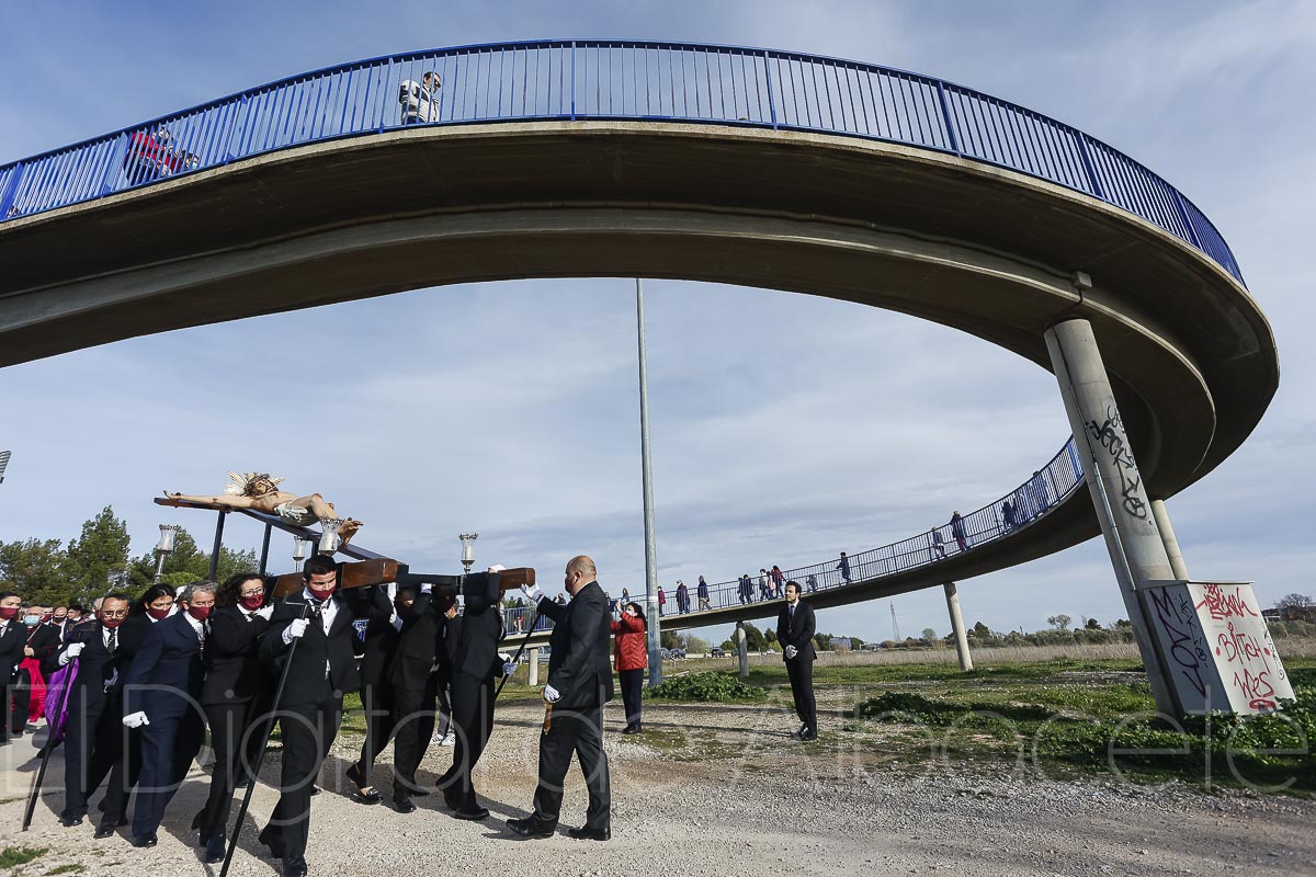 La procesión del Cristo de las Misericordias inauguraba la Semana Santa de Albacete 2022 / FOTOS: Ángel Chacón