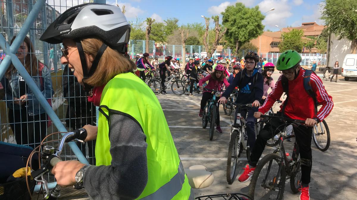 Bicicletada Ciudad de Albacete/ Foto IES Andrés de Vandelvira