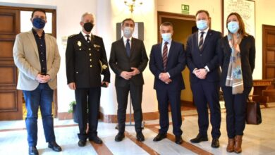 Cabañero arropa a Antonio Bueno en su toma de posesión oficial como comisario jefe de la Policía en la provincia de Albacete