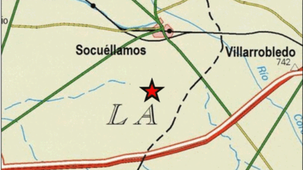 Terremoto en Castilla-La Mancha / Imagen: Instituto geográfico Nacional