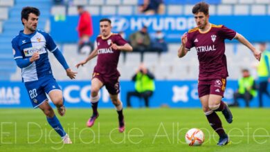 Manu Fuster, jugador del Albacete