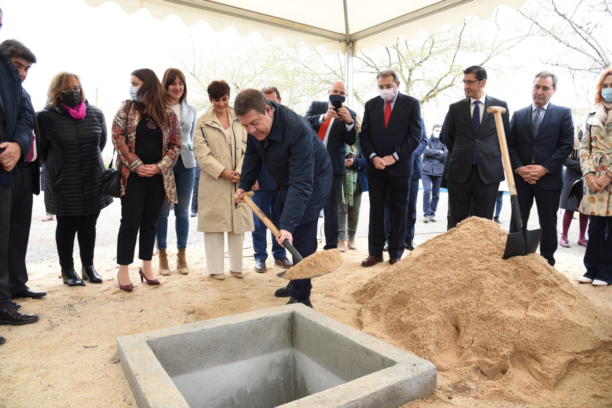 Acto de colocación de la primera piedra del este nuevo hospital en Castilla-La Mancha / JCCM