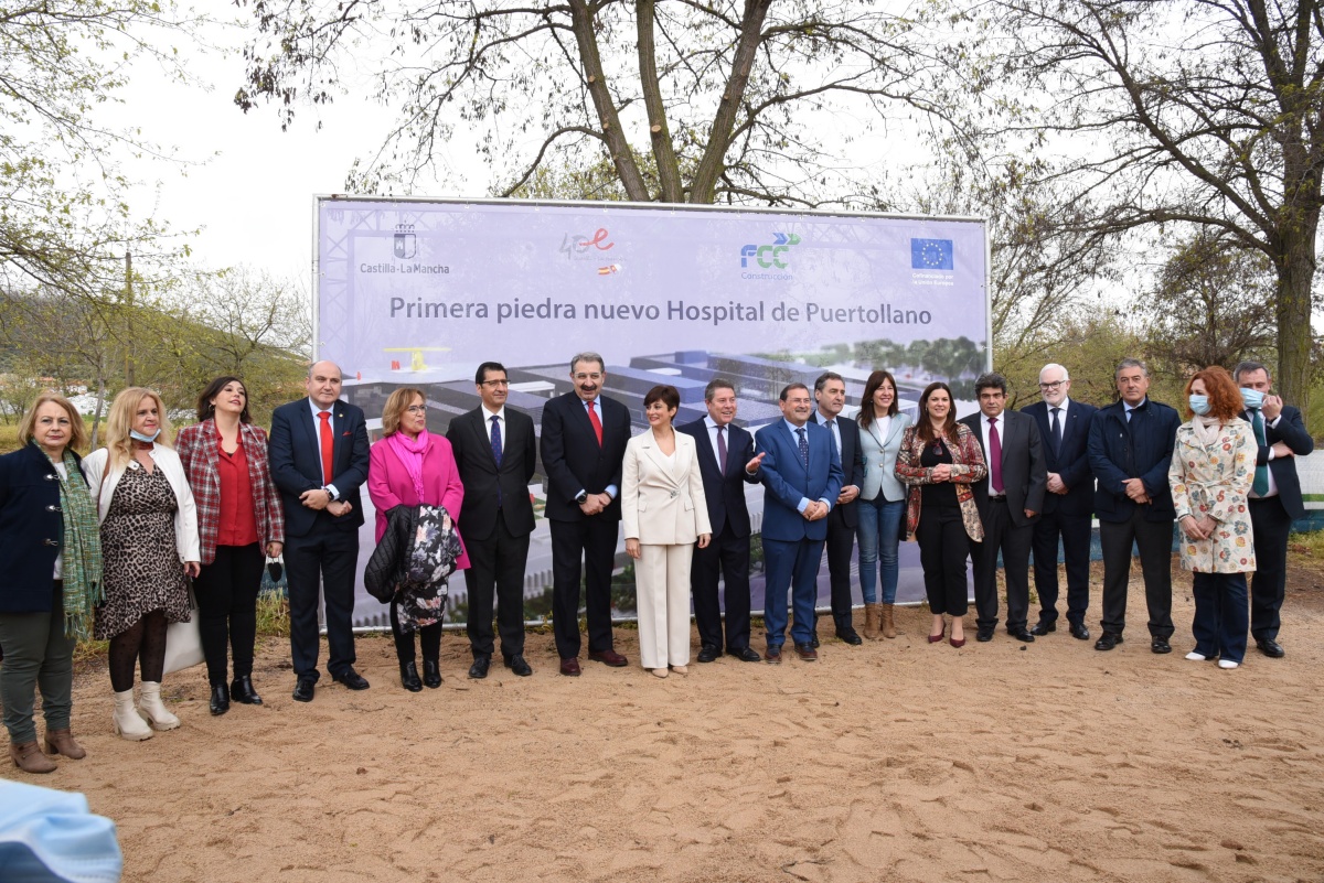 Acto de colocación de la primera piedra del este nuevo hospital en Castilla-La Mancha / JCCM