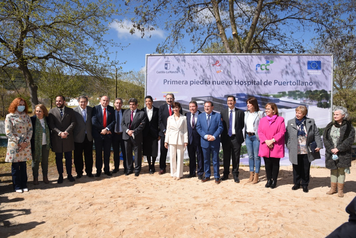 Acto de colocación de la primera piedra del este nuevo hospital en Castilla-La Mancha / JCCM