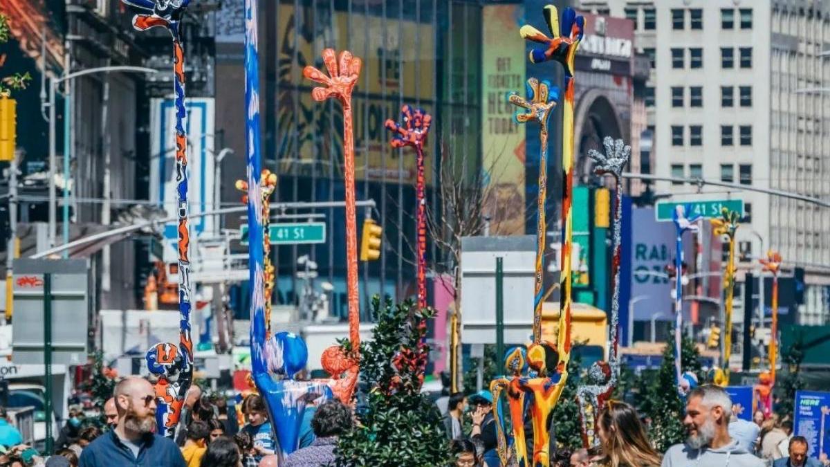 Santi Flores expone con éxito en Nueva York