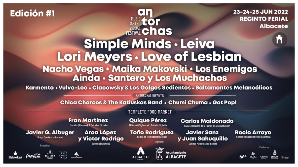 Cartel del Festival de las Antorchas 2022 en Albacete