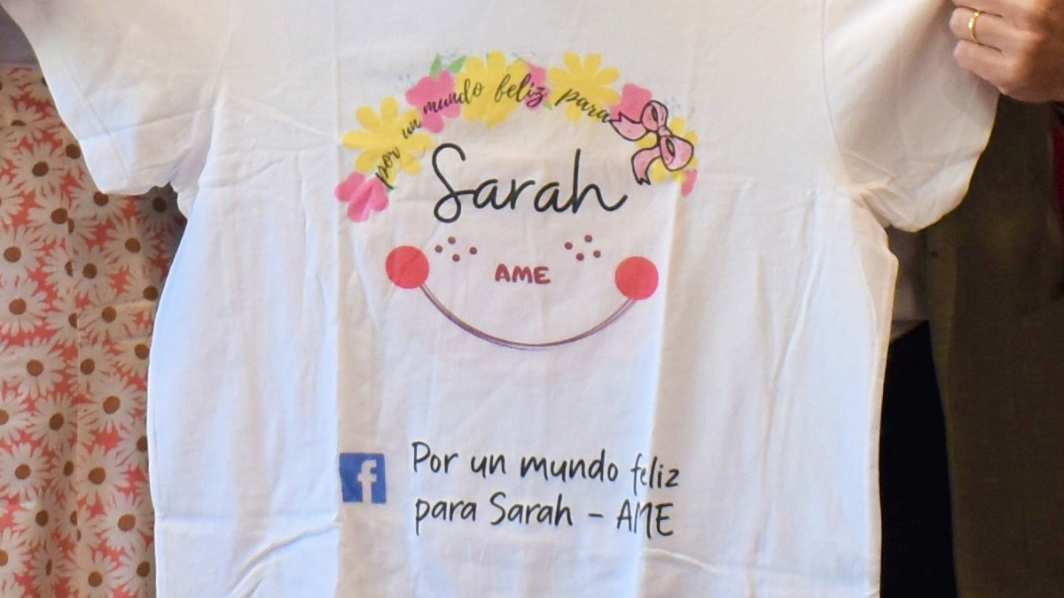 Sarah, la niña de Albacete que sufre Atrofia Muscular Espinal
