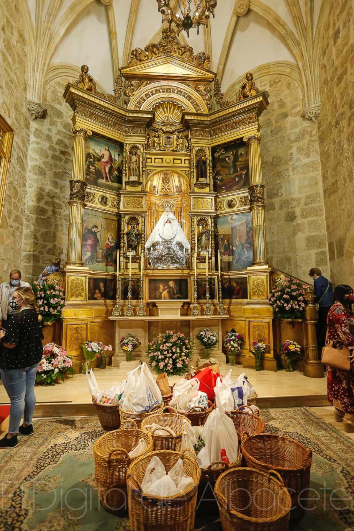 Apertura del Camarín de la Virgen de Los Llanos en Albacete / Imagen de archivo