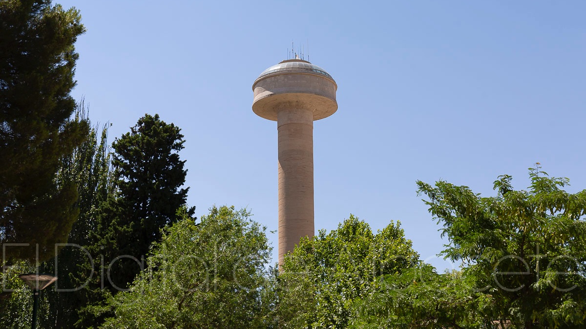 Depósito del agua en Albacete