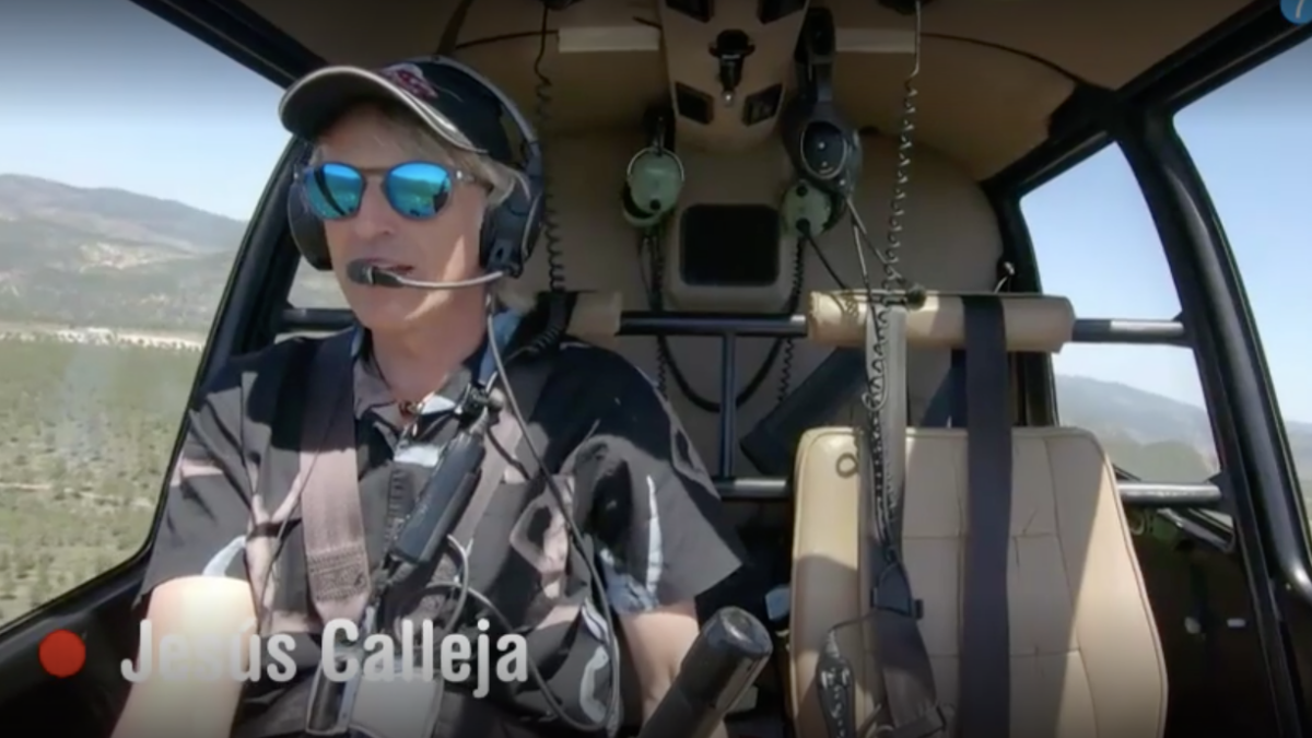 Jesús Calleja descubrirá bordo de un helicóptero la belleza de estos rincones de la provincia de Albacete / Imagen: 'Volando voy'
