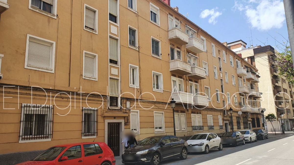 Edificio afectado en Albacete