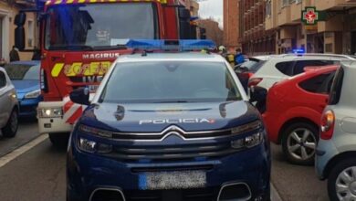 Policía Nacional y Bomberos intervinieron en este rescate en Castilla-La Mancha