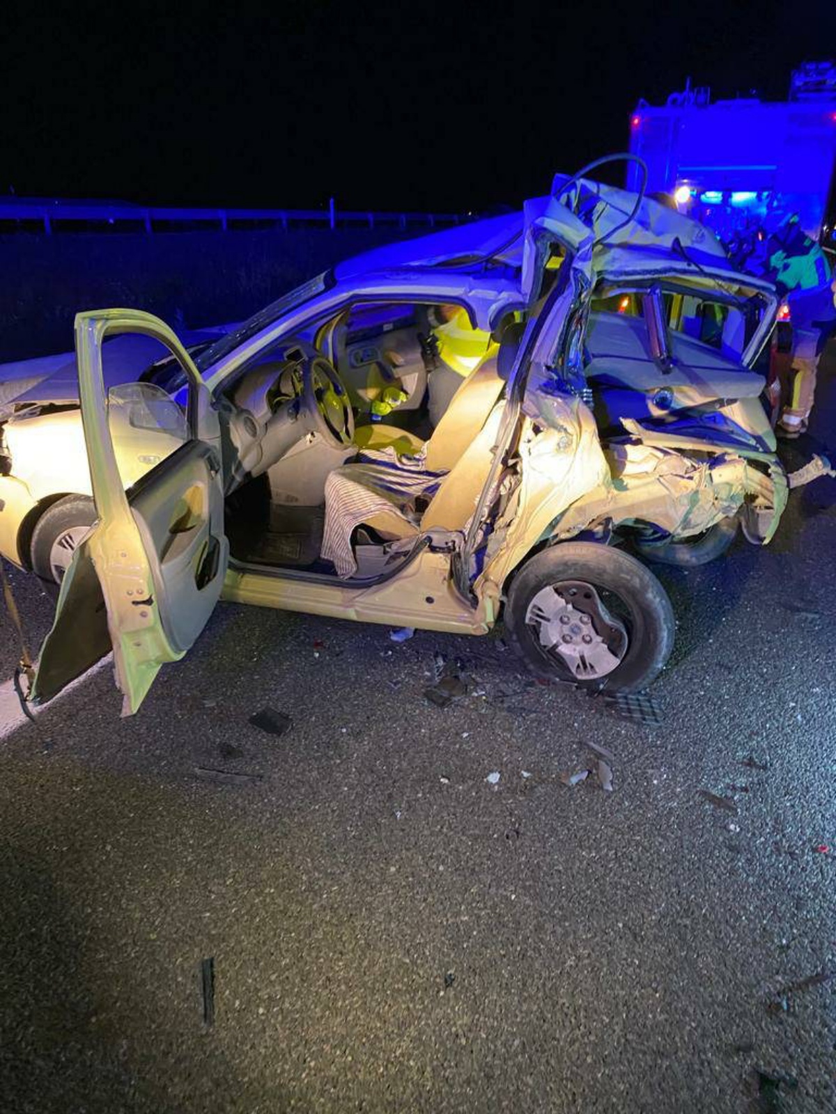 Accidente en la provincia de Albacete / Foto: Almansa Emergencias