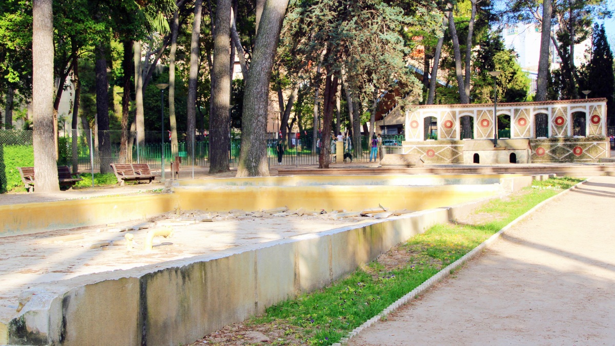 Obras en el Parque Abelardo Sánchez de Albacete