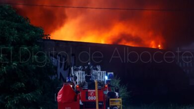 Importante incendio en Albacete