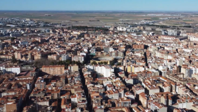 Imágenes de Albacete captadas por el dron intervenido / Guardia Civil