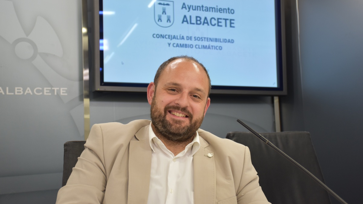 El concejal de Sostenibilidad, Julián Ramón / Ayto Albacete