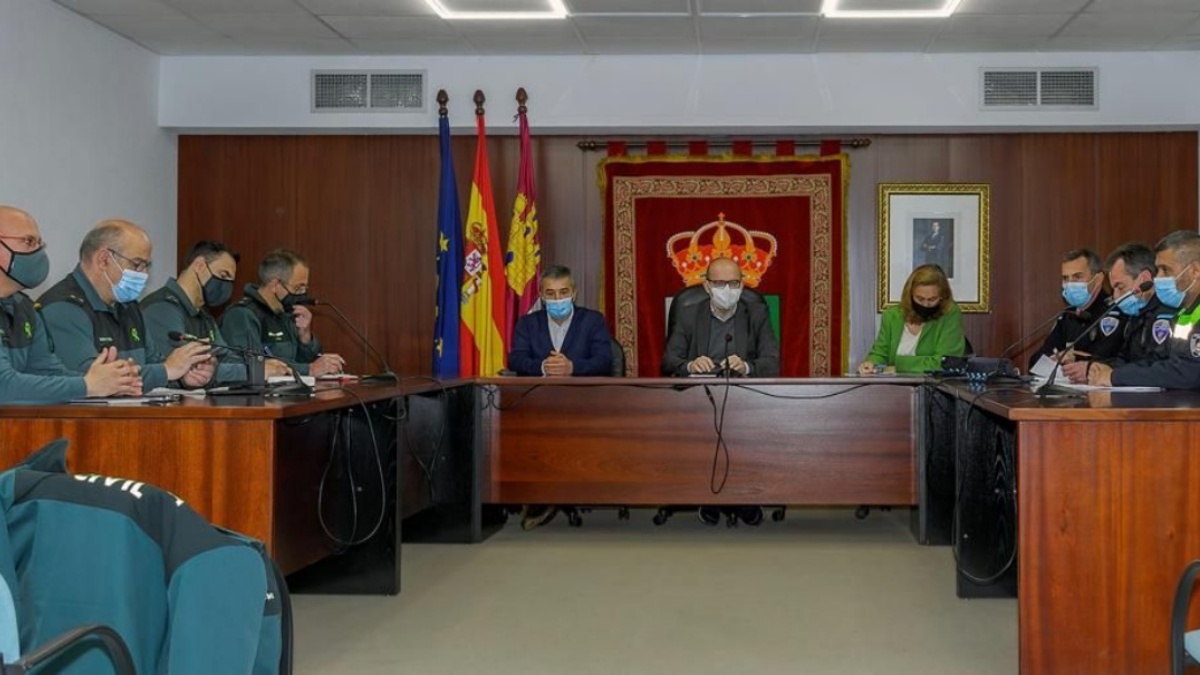 Junta Local de Seguridad en Pozo Cañada