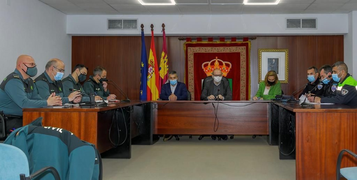 Junta Local de Seguridad en Pozo Cañada