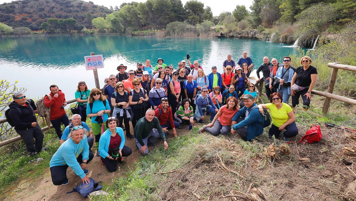 Fantástica jornada de senderismo por las Lagunas de Ruidera gracias a la Diputación de Albacete