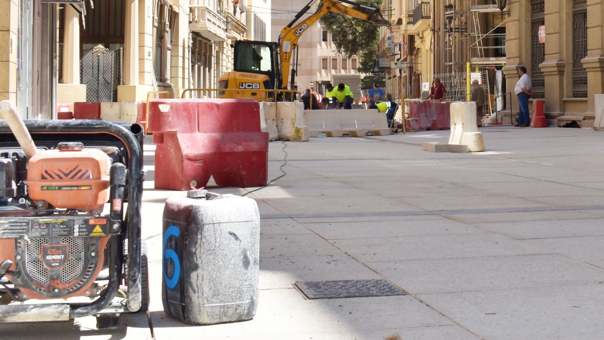Obras de peatonalización en Albacete / Imagen de archivo