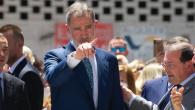 El Rey Felip VI durante su última visita a Castilla-La Mancha