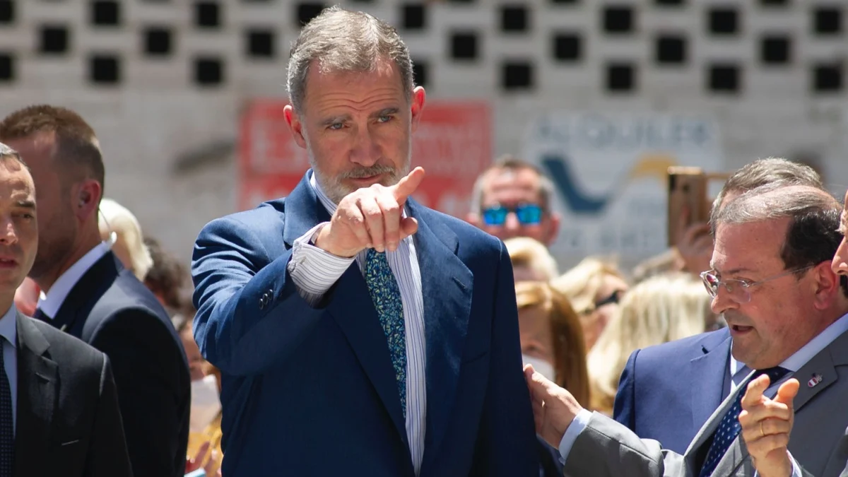 El Rey Felip VI durante su última visita a Castilla-La Mancha