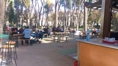 Refrescante temporal para el Parque de Albacete