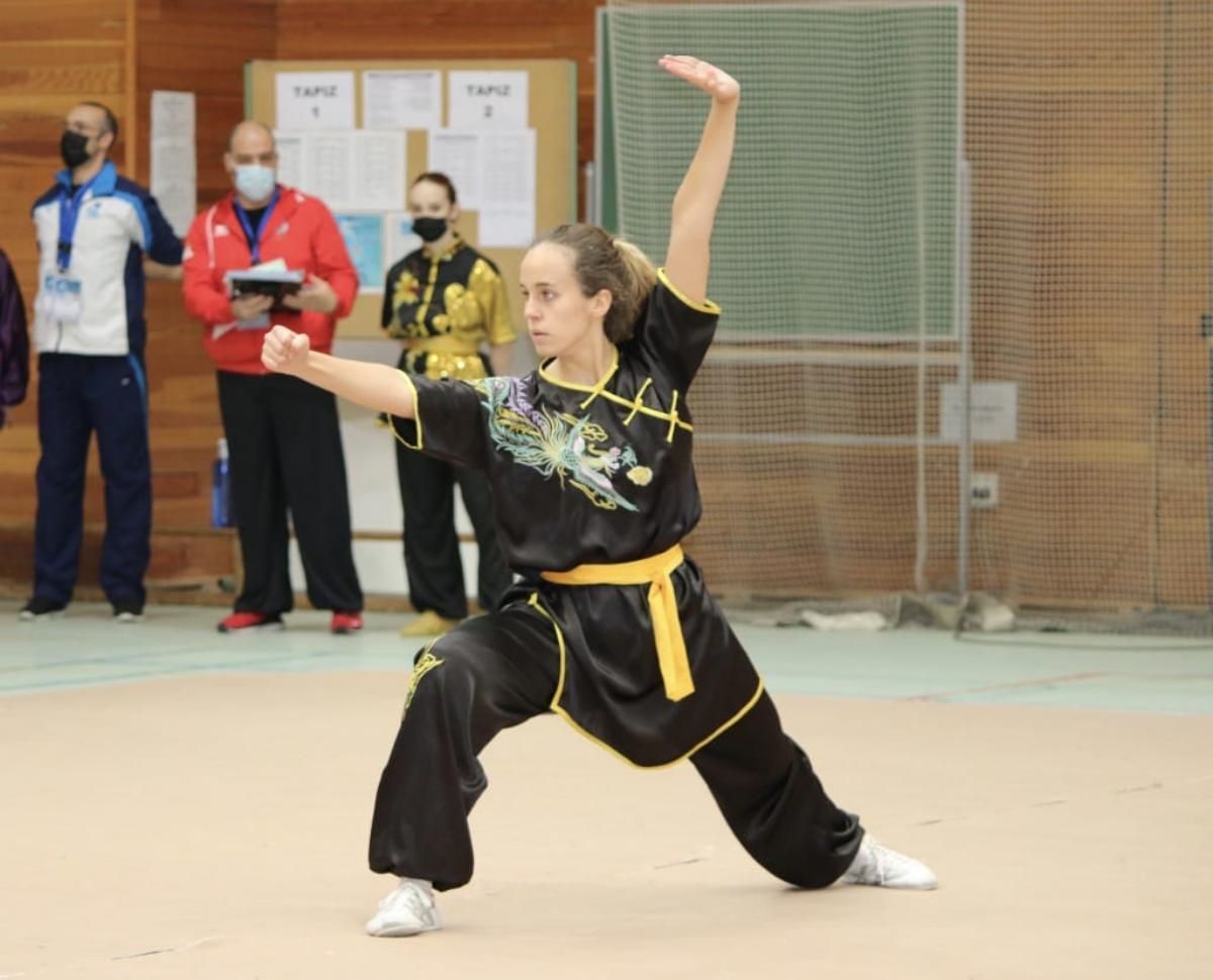 Silvia Castro, mejor deportista de wushu junior femenino