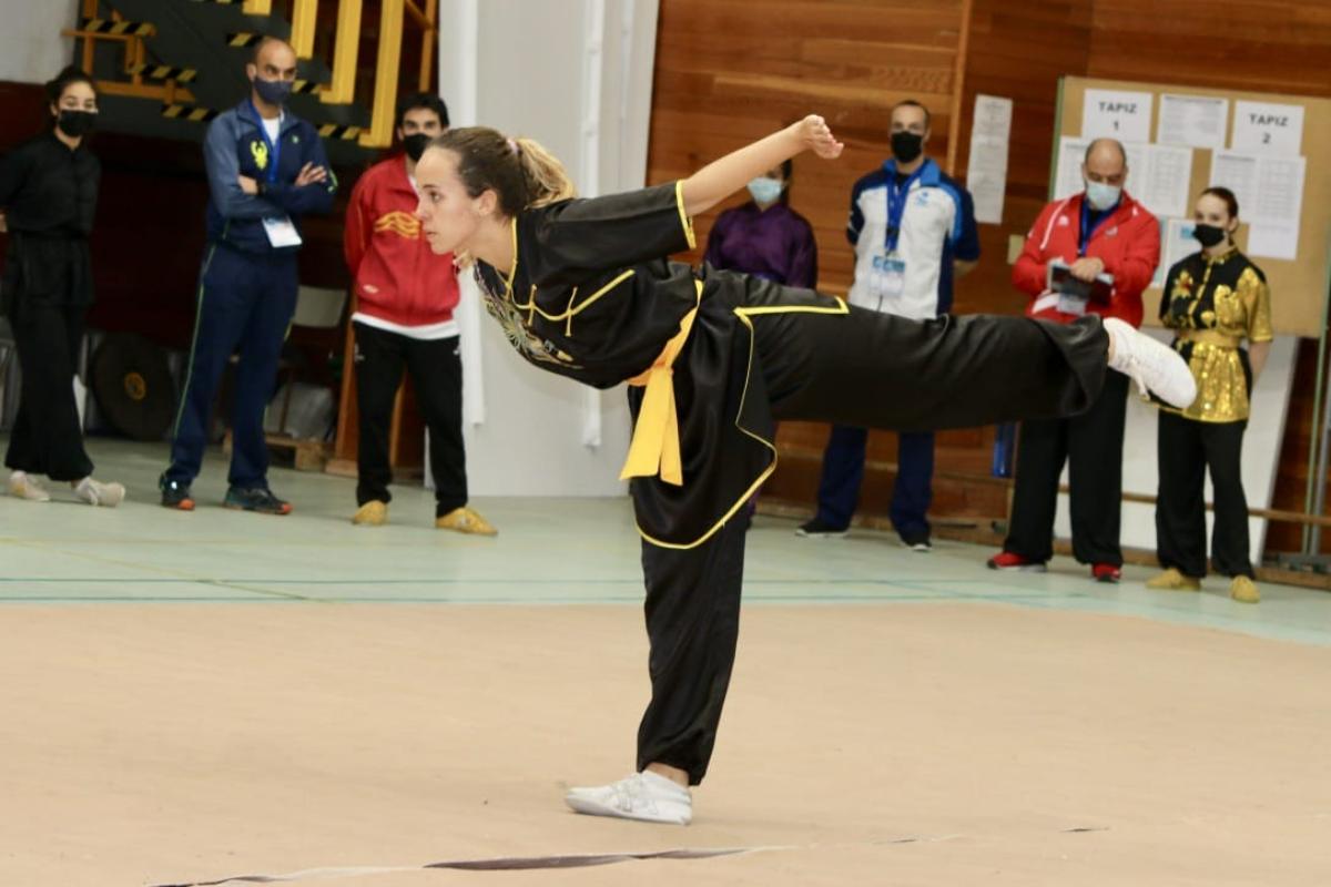 Silvia Castro, mejor deportista de wushu junior femenino