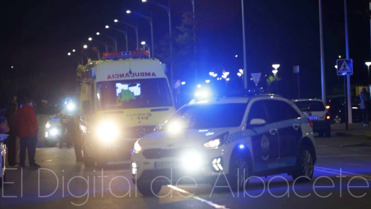 Accidente ocurrido este martes en Albacete