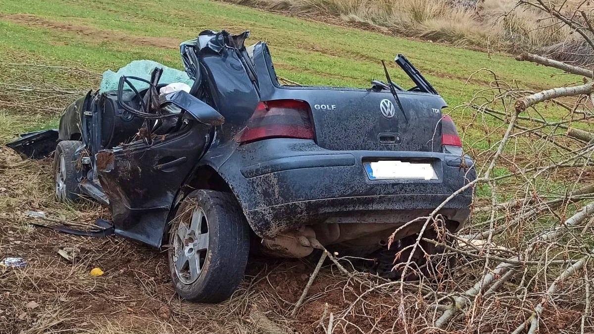 Foto de archivo de un accidente en Castilla-La Mancha