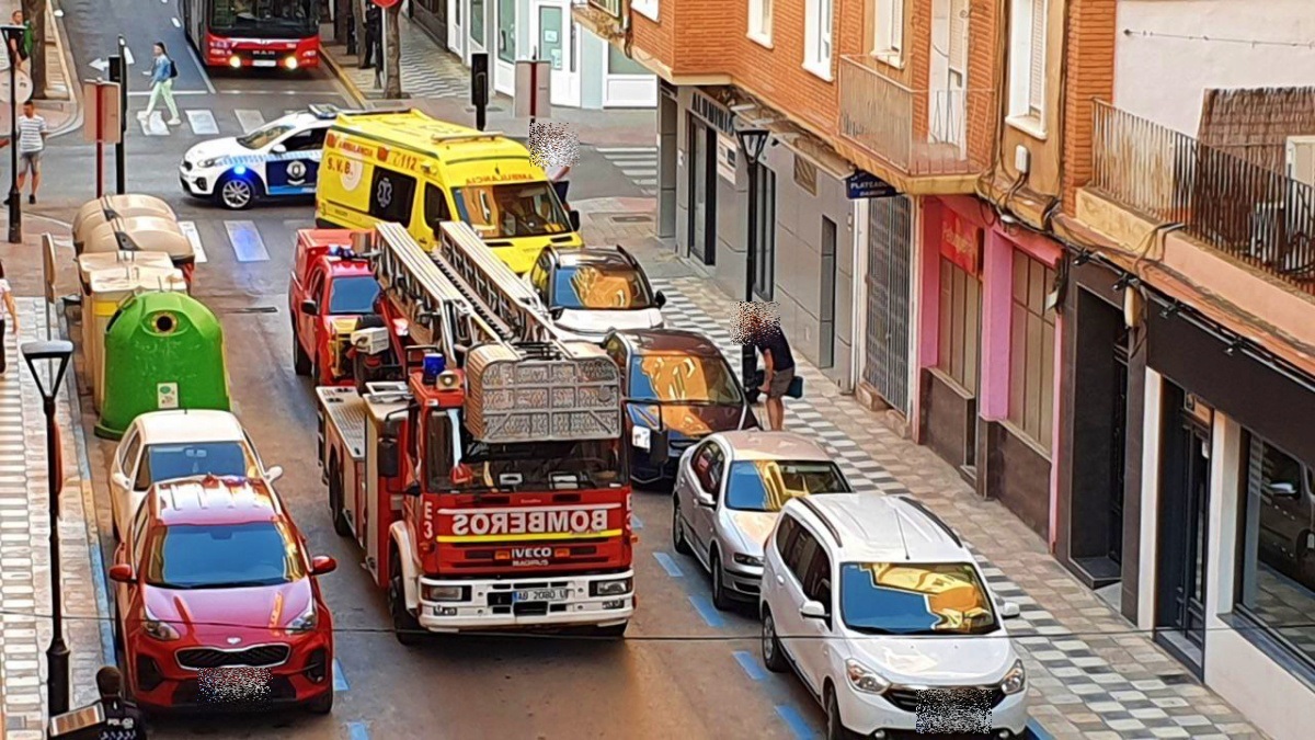 Intervención de los Servicios de Emergencia en Albacete