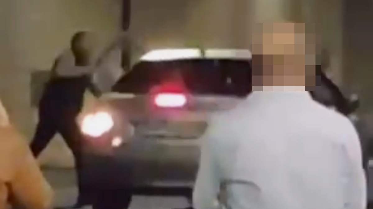 Momento del incidente ocurrido en Albacete / Foto: Redes Sociales