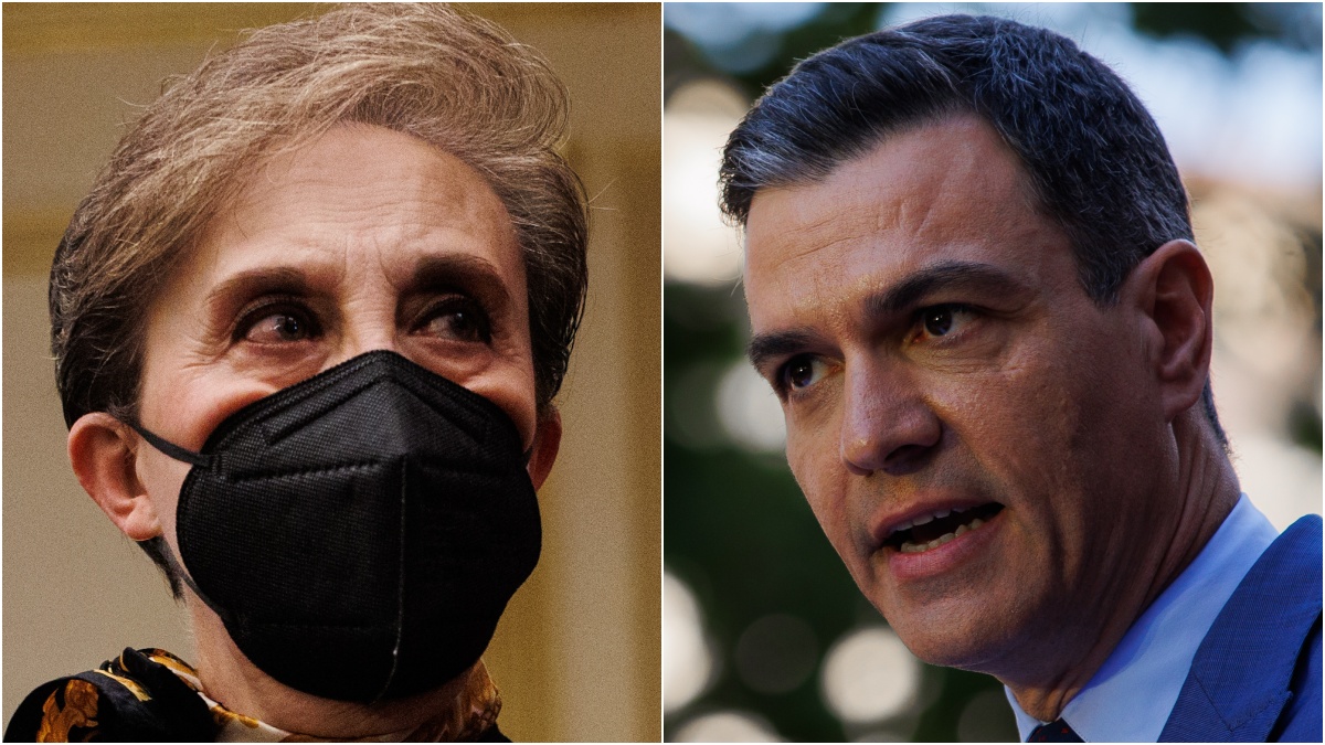 Paz Esteban y Pedro Sánchez