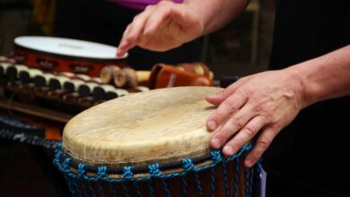 Tocaba el djembe en Albacete