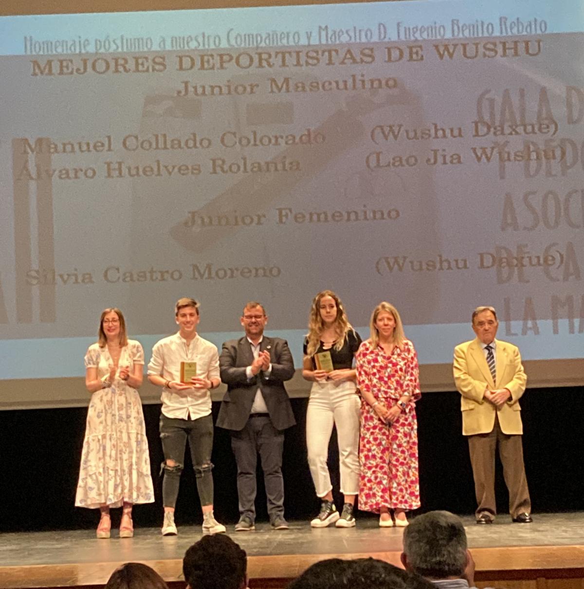 Los jóvenes albaceteños, Silvia Castro y Manuel Collado, han recibido en la ‘XXII Gala de Judo de Castilla-La Mancha’ el premio a los mejores deportistas de wushu de la región