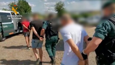 Detenidos por la Guardia civil en Castilla-La Mancha / Imagen: Guardia Civil