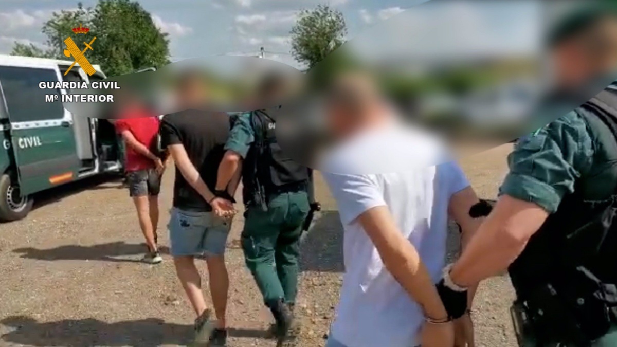 Detenidos por la Guardia civil en Castilla-La Mancha / Imagen: Guardia Civil