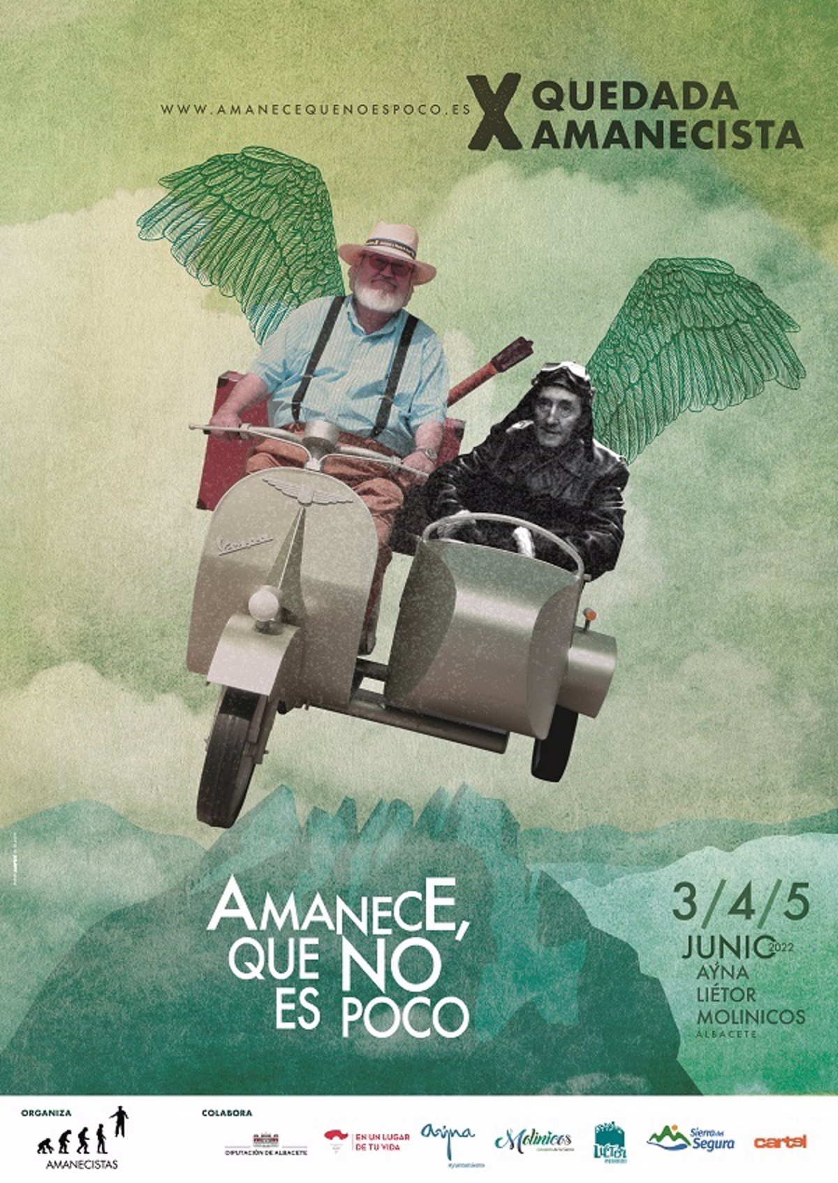 Cartel de la X Quedada Amanecista / Amancesitas